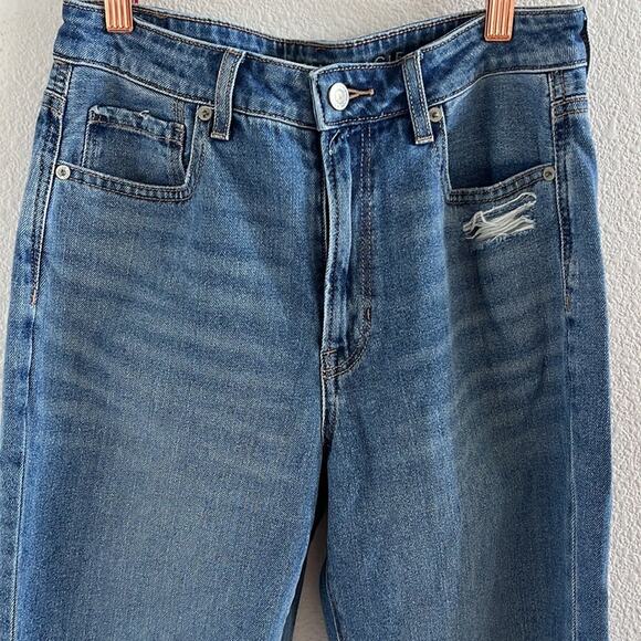 American Eagle Comfort Stretch Waistband Mom Jean Blowout Knee Distressed 6 - Picture 3 of 9